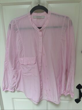 Womens Lightweight Pink Button-Down Shirt from Humanoid